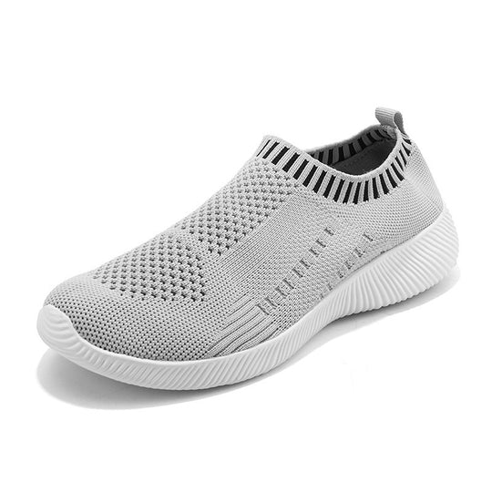 Damen Bequeme Slip-On Sneakers mit atmungsaktivem Obermaterial EB
