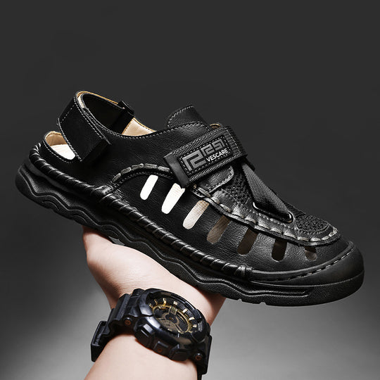 Damen Komfortable Outdoor-Sandalen mit verstellbarem Riemen und atmungsaktiver Obermaterialstruktur EB