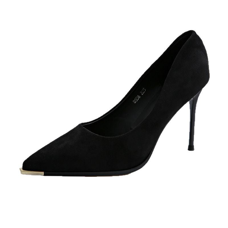 Damen Filigrane Stiletto-Pumps mit spitzem Zehenbereich und elegantem Detail EB
