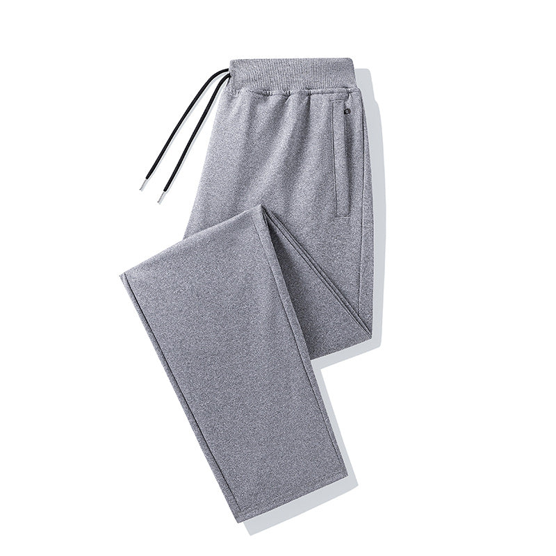 Herren Straight-Fit Jogginghose mit elastischem Bund, Kordelzug und verdeckten Seitentaschen EB