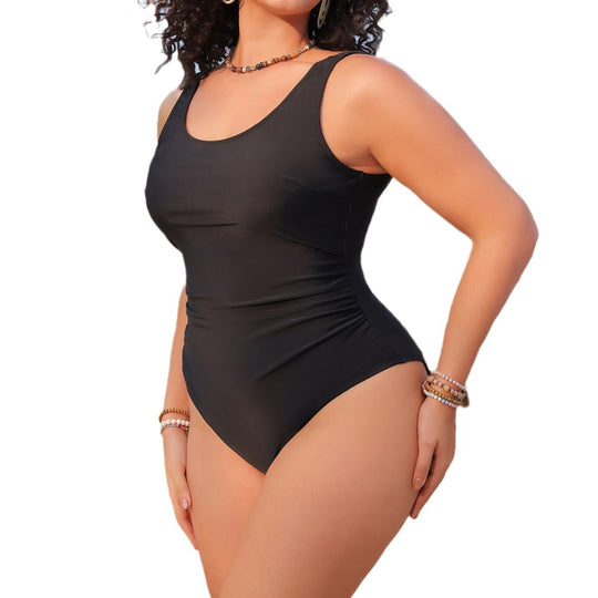 Damen Einteiler Badeanzug mit figurformendem Schnitt EB