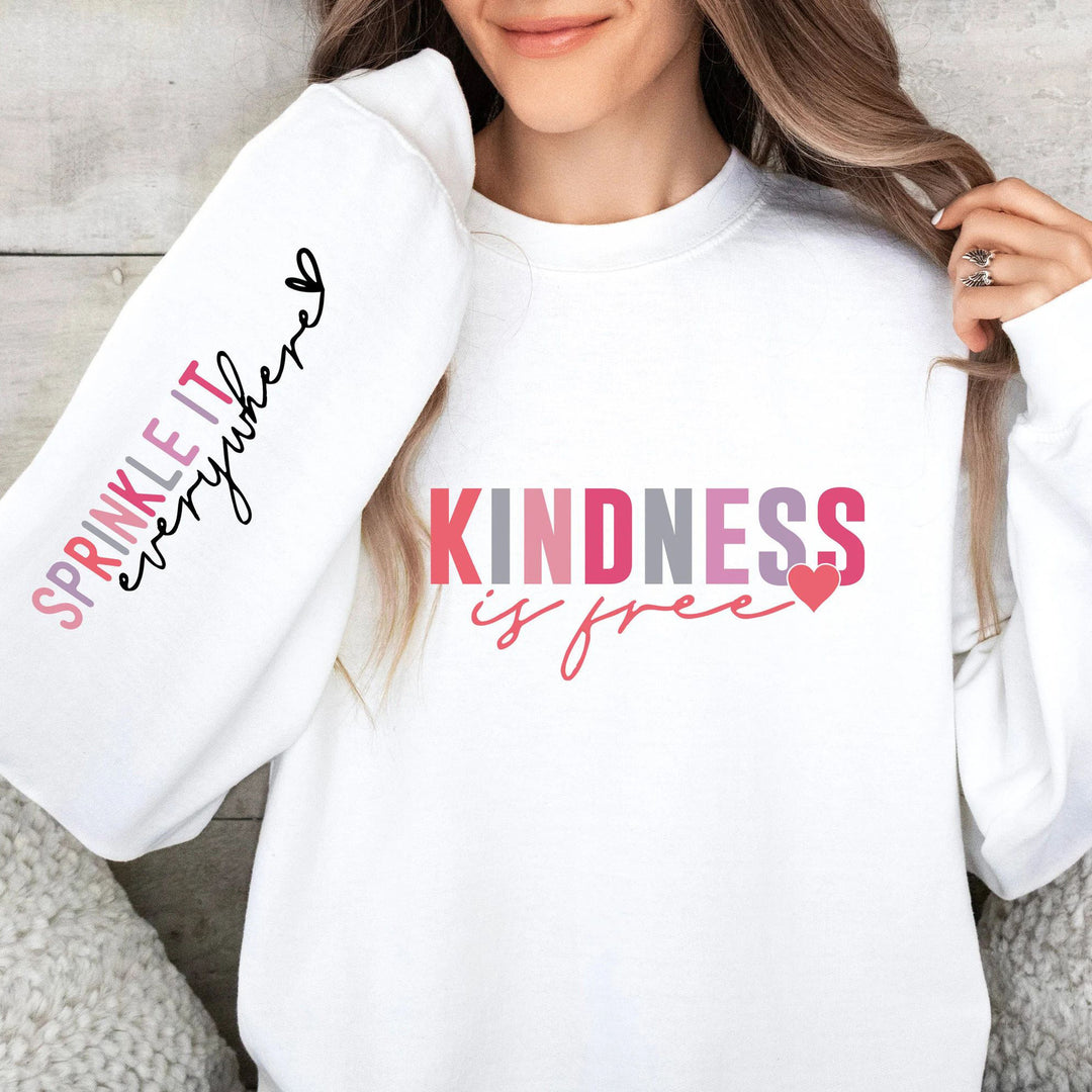 Damen Sweatshirt mit inspirierendem Schriftzug und gemütlicher Passform EB