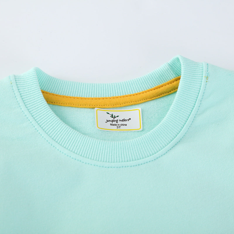 Mädchen Sweatshirt mit buntem Blumen- und Feenmotiv EB