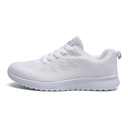 Unisex leichte gestrickte Freizeit- und Laufsneaker mit stoßabsorbierender Komfortsohle EB