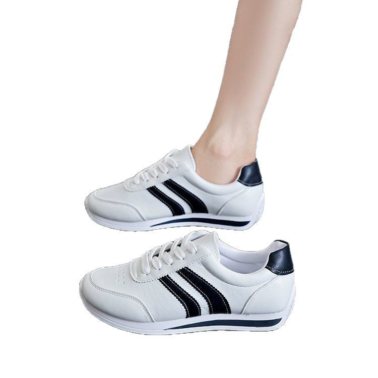 Damen klassische Sneakers mit modischen Streifen EB