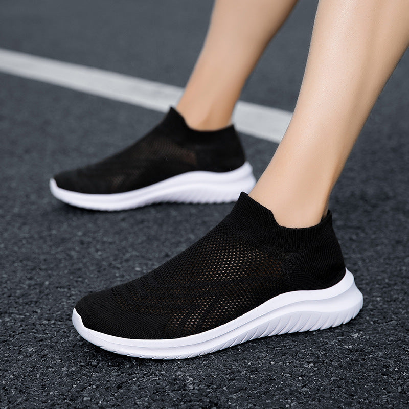 Damen Sportliche Stricksneaker mit sockenähnlicher Passform EB