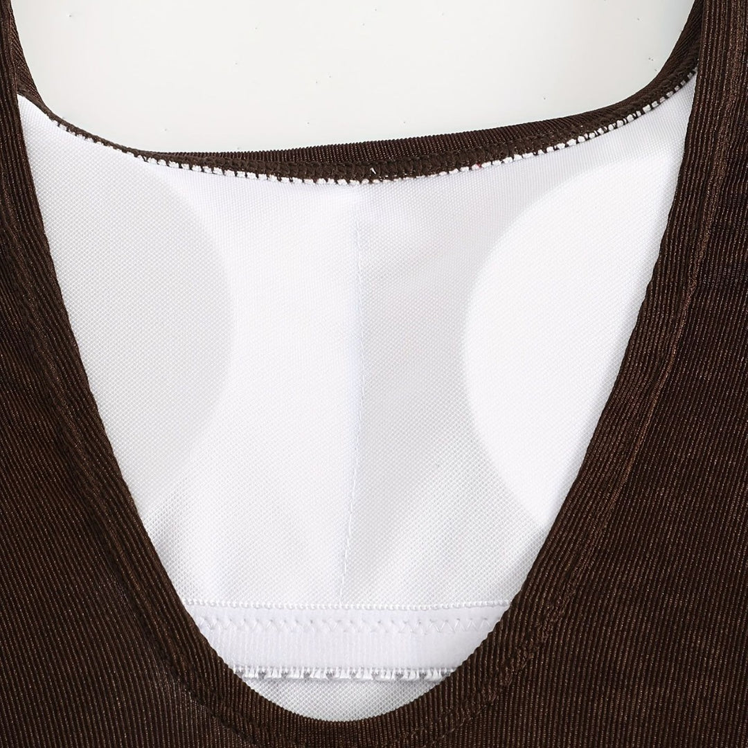 Damen Einteiler Badeanzug mit elegantem Rücken-Detail EB