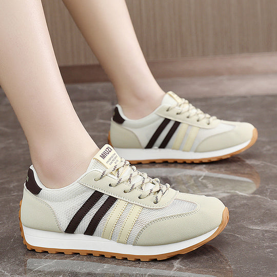 Damen Sportliche Sneakers mit atmungsaktiver Mesh-Oberfläche und rutschfester Laufsohle EB