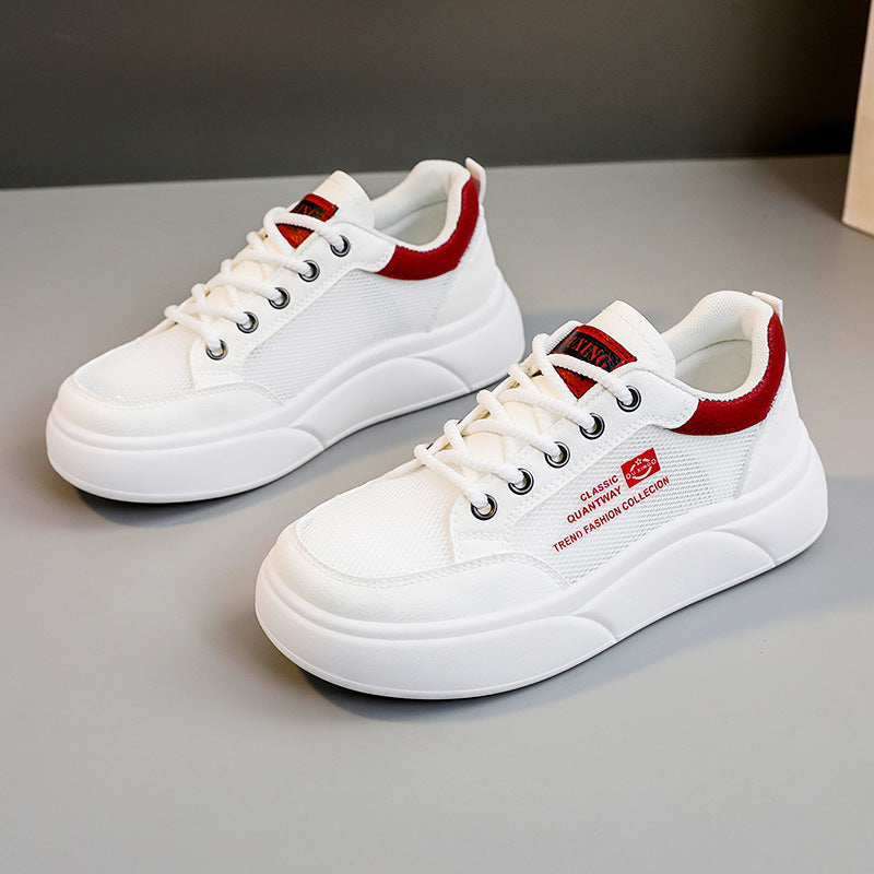 Damen Sportliche Sneakers mit atmungsaktiver Oberflächenstruktur und komfortablem Dämpfungssystem EB