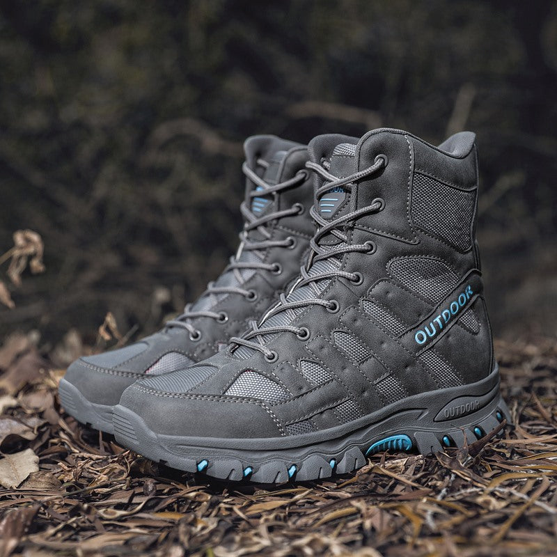Damen Outdoor-Wanderschuhe mit robuster Profilsohle und atmungsaktivem Obermaterial EB