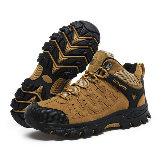 Damen Hochwertige Outdoor-Wanderschuhe mit robustem Profil und atmungsaktiver Konstruktion EB