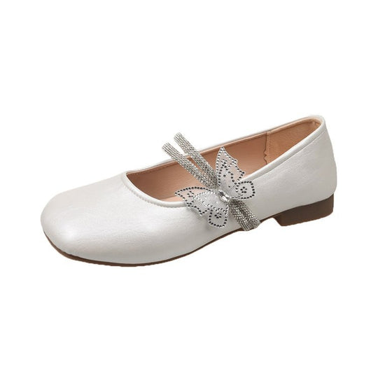 Damen Ballerina Schuhe mit dekorativen Schmuckdetails EB