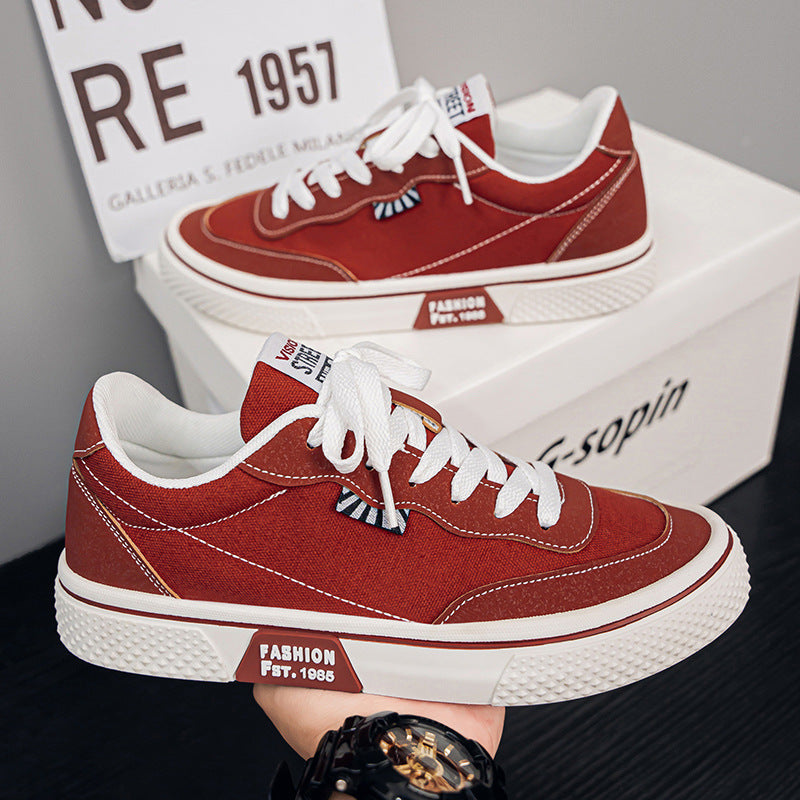 Damen Sportliche Canvas Sneakers mit modischem Street-Style EB