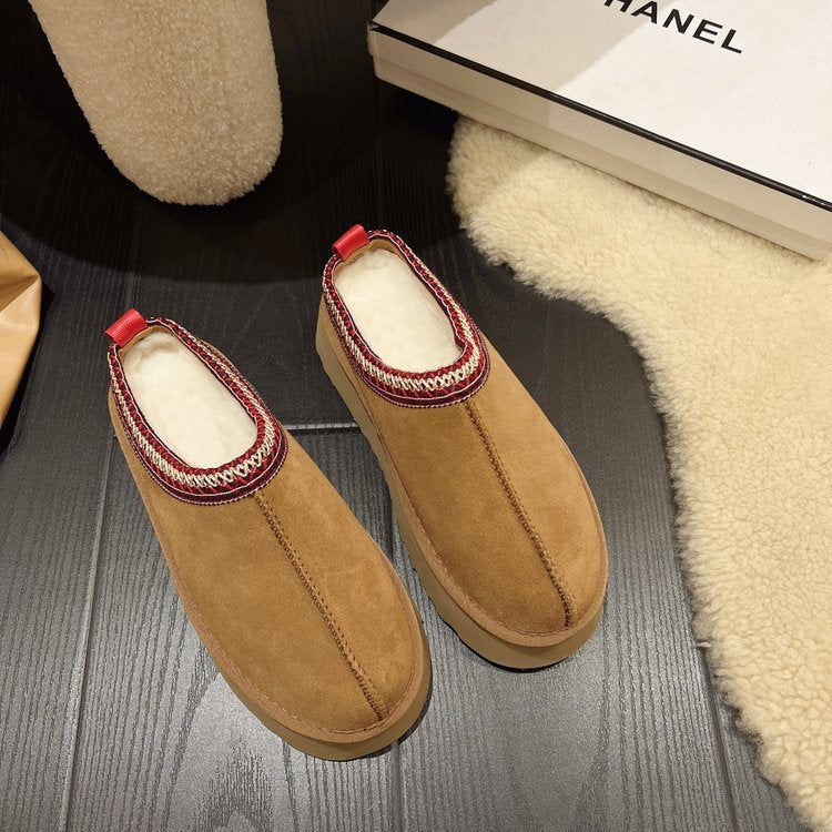 Damen Komfortable Slipper mit elastischem Einstieg und weichem Futter EB