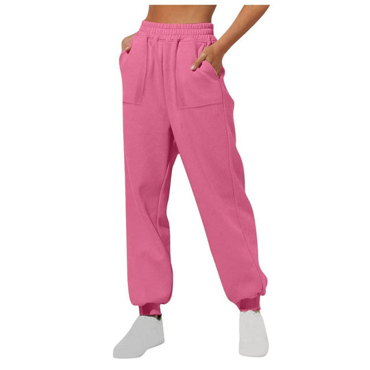 Damen lässige Freizeithose mit hohem Bund EB