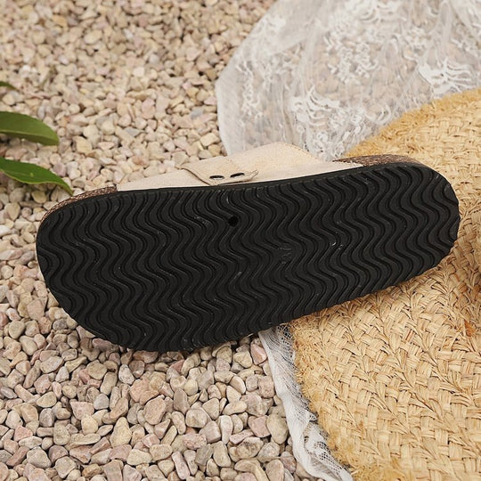 Damen Bequeme Wellness-Pantoletten EB