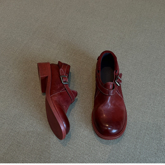 Damen Mokassins mit verstellbarem Riemen und bequemer Innensohle EB
