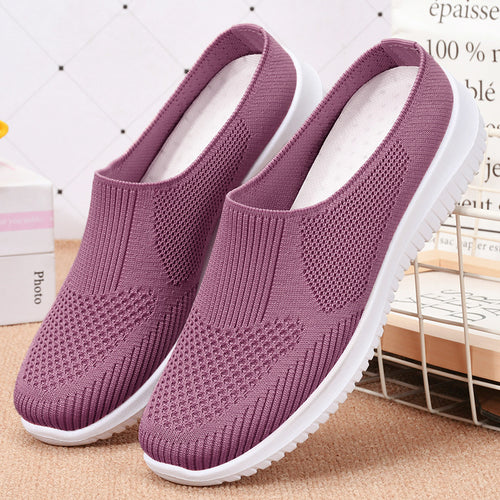 Damen Bequeme Sport-Slipper mit atmungsaktivem Obermaterial EB