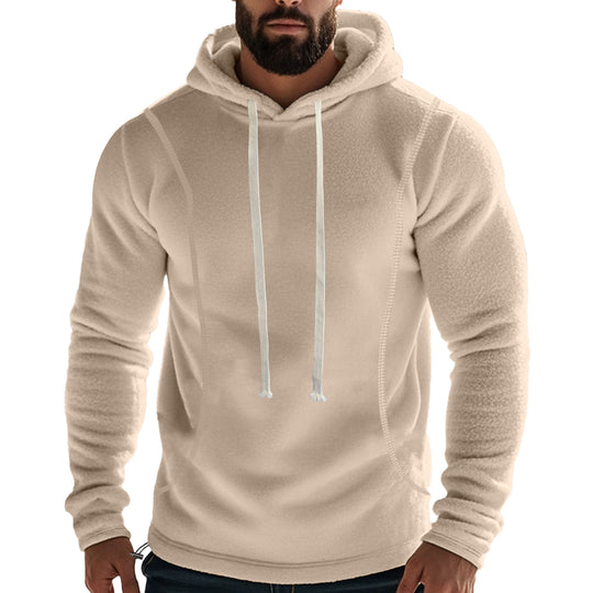 Herren Hochwertiger Fleece-Hoodie mit praktischer Kängurutasche und stylischem Design EB