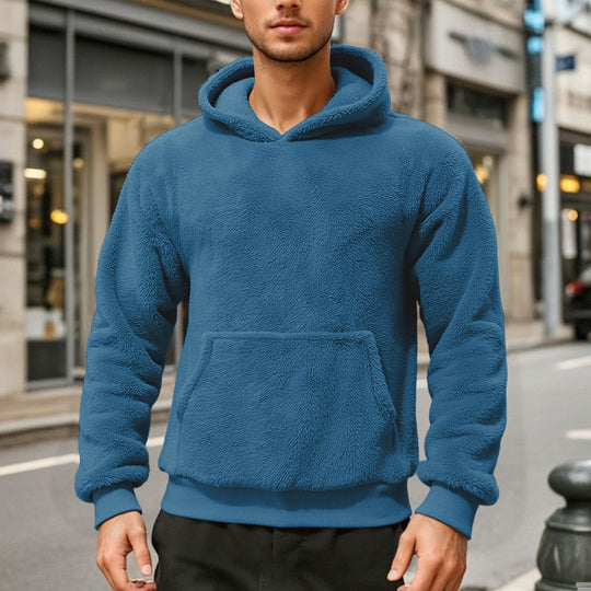 Herren bequemer Oversized Kapuzenpullover EB