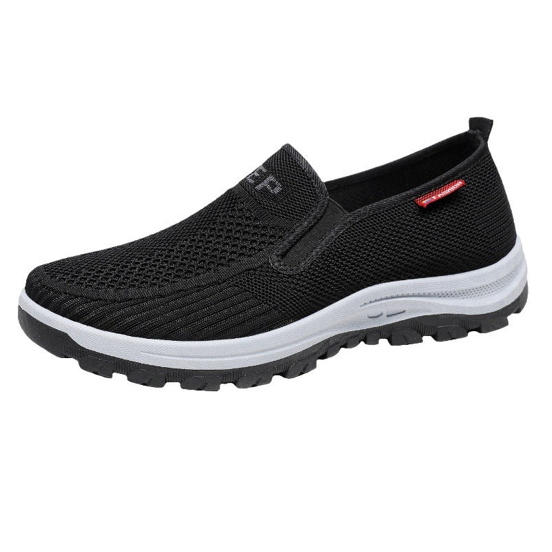 Damen Bequeme Slip-On Laufschuhe mit atmungsaktiver Mesh-Oberfläche EB