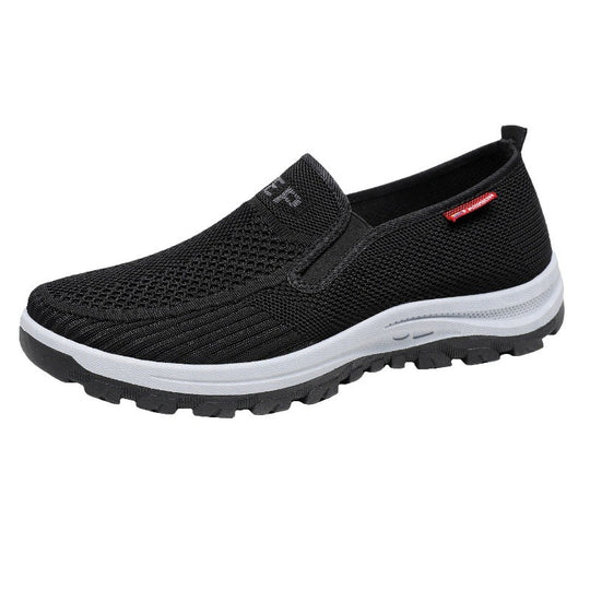 Damen Bequeme Slip-On Laufschuhe mit atmungsaktiver Mesh-Oberfläche EB