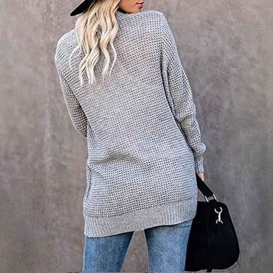 Damen Strickcardigan mit praktischen Taschen und luftiger Struktur EB