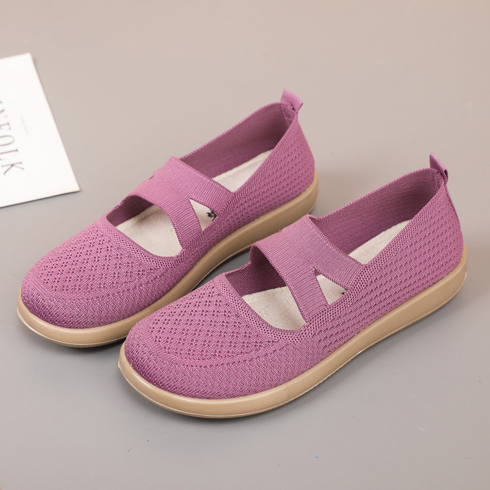 Damen Bequeme Freizeit-Sneaker mit flexiblem Obermaterial EB