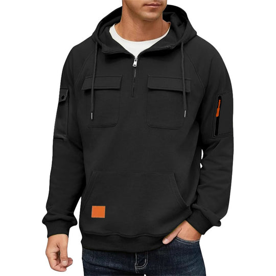 Herren Alltags-Hoodie mit praktischen Taschen EB