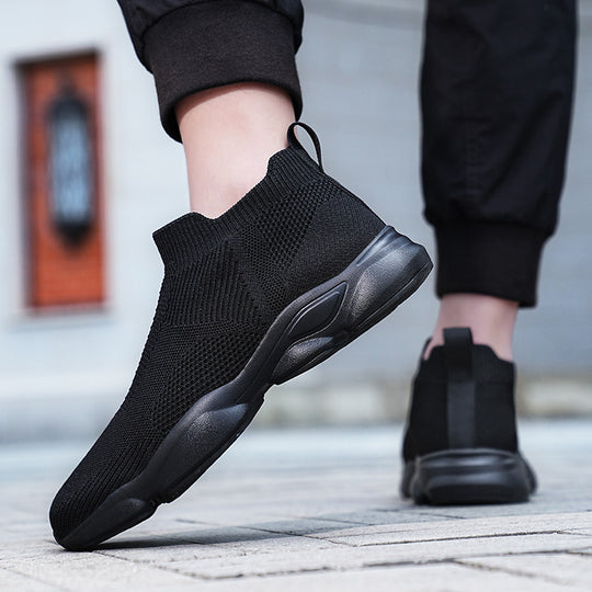Damen Stricksneakers mit atmungsaktiver Obermaterialbeschaffenheit und rutschfester Sohle EB