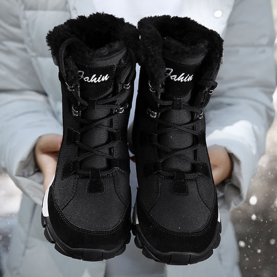 Damen Isolierte Winterstiefel mit rutschfester Sohle und weichem Innenfutter EB