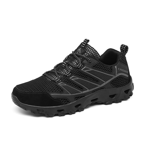 Damen Sportliche Outdoor-Sneaker mit atmungsaktiver Mesh-Oberfläche und rutschfester Sohle EB