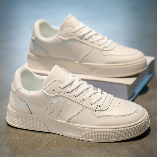 Damen Sportliche Sneaker aus hochwertigem Leder mit dämpfender Laufsohle EB