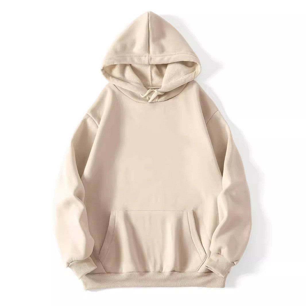 Damen Oversized Kapuzenpullover mit Kängurutasche EB
