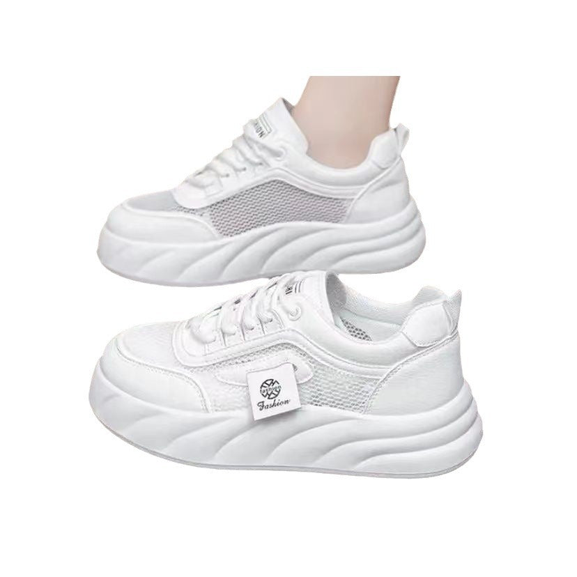Damen sportive Sneakers mit atmungsaktiver Mesh-Oberfläche und dämpfender Sohle EB