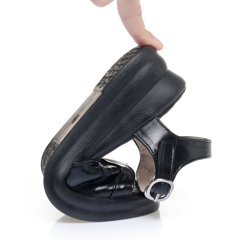 Damen Komfortable Sandalen mit anatomischem Fußbett EB