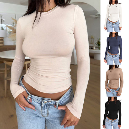 Damen Langarmshirt mit körperbetontem Schnitt EB