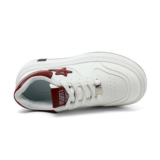 Damen Modische Plateausneaker mit sportlichem Design und atmungsaktiven Materialien EB