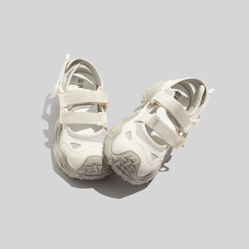 Damen Sportliche Sandalen mit praktischem Klettverschluss und ergonomischer Sohle EB
