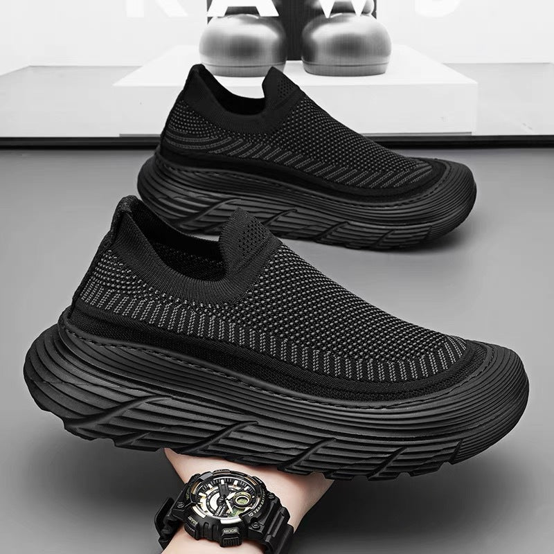 Damen Komfortable Slip-On Sneakers mit atmungsaktivem Obermaterial EB