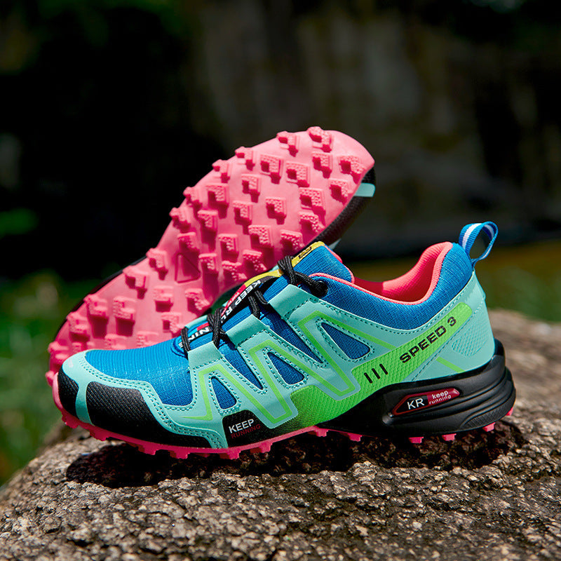 Damen Trailrunning-Schuhe mit rutschfester Sohle und atmungsaktivem Obermaterial EB 1771105214
