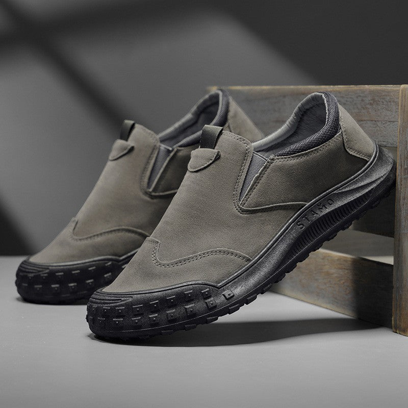 Damen Komfortable Slipper aus Wildleder EB