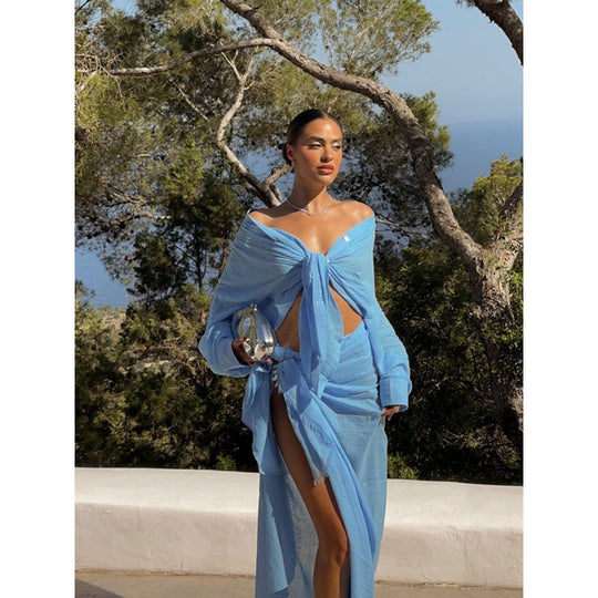 Damen elegante luftige Strandanzug EB