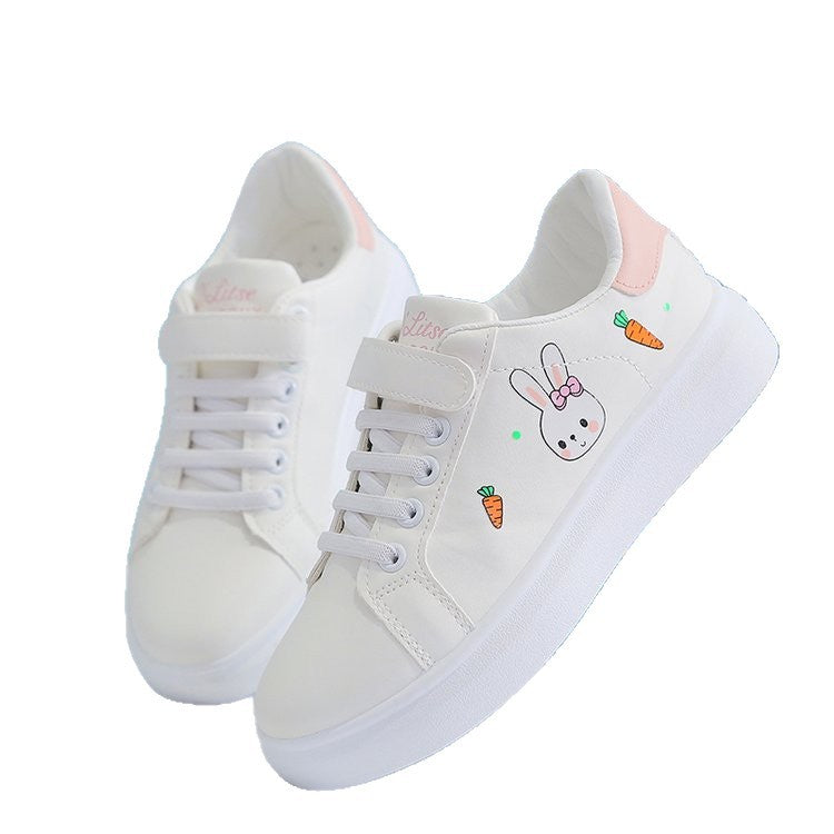 Damen Sneakers mit niedlichen Tiermotiven und bequemer Sohle EB