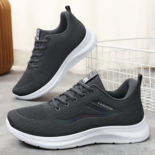 Damen Sportliche Jogging-Schuhe mit atmungsaktivem Mesh-Obermaterial EB