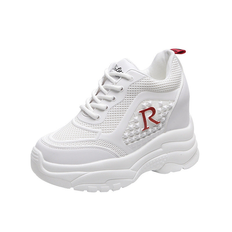 Damen Chunky Sneakers mit atmungsaktiver Mesh-Oberfläche und leichtem Komfort EB