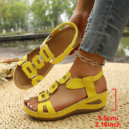 Damen Komfortable Riemchen-Sandalen EB