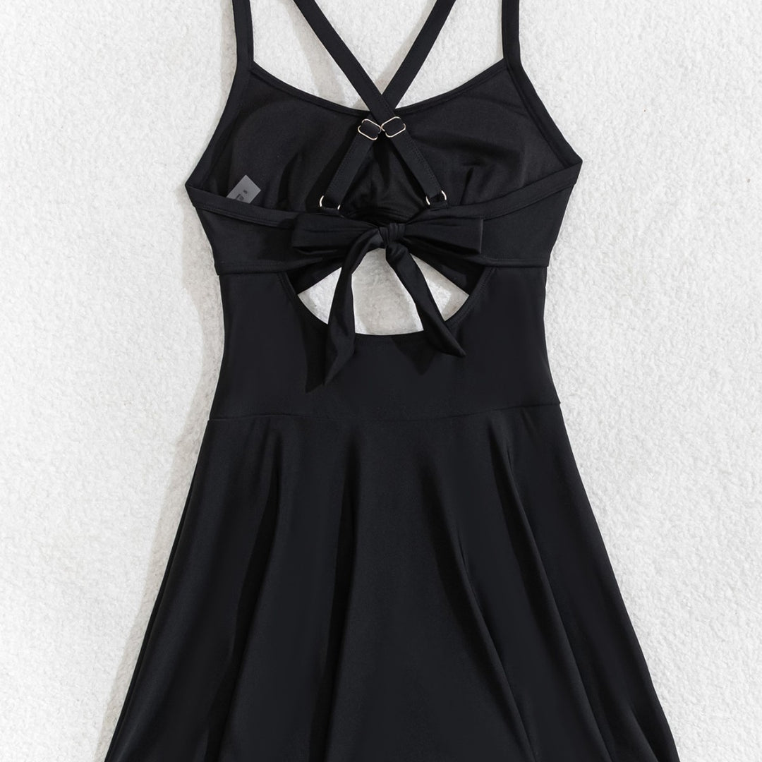 Damen Sportliches Badeoutfit mit Wickelrock EB