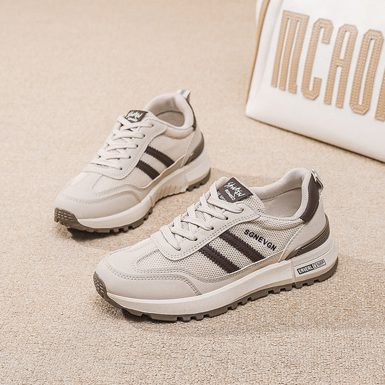 Damen Sportliche Sneakers mit modischem Design und rutschfester Laufsohle EB
