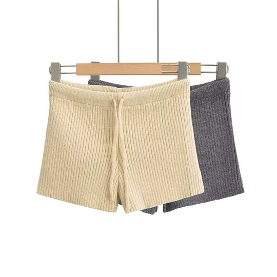 Damen Rippenstrick Shorts EB